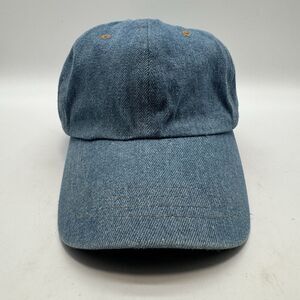 Vintage MUDD Y2K Blue Jean Denim Baseball Cap w/Stretchy Tie Back Softgirl Twee